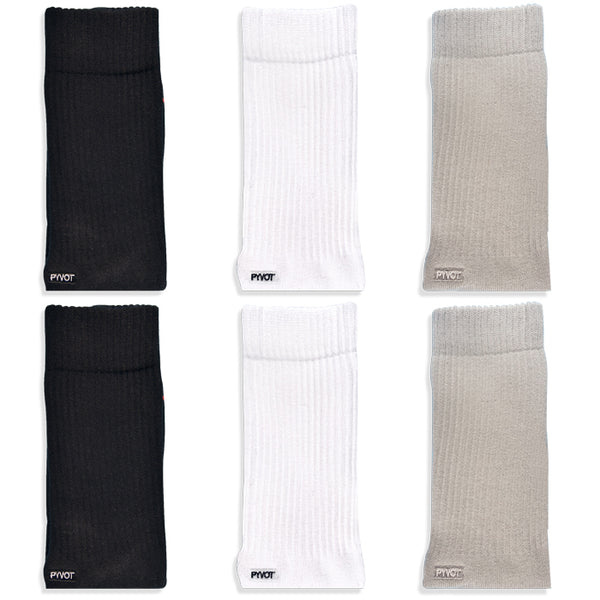 Mixed Crew Sock bundle with knitplus+ features and combed cotton