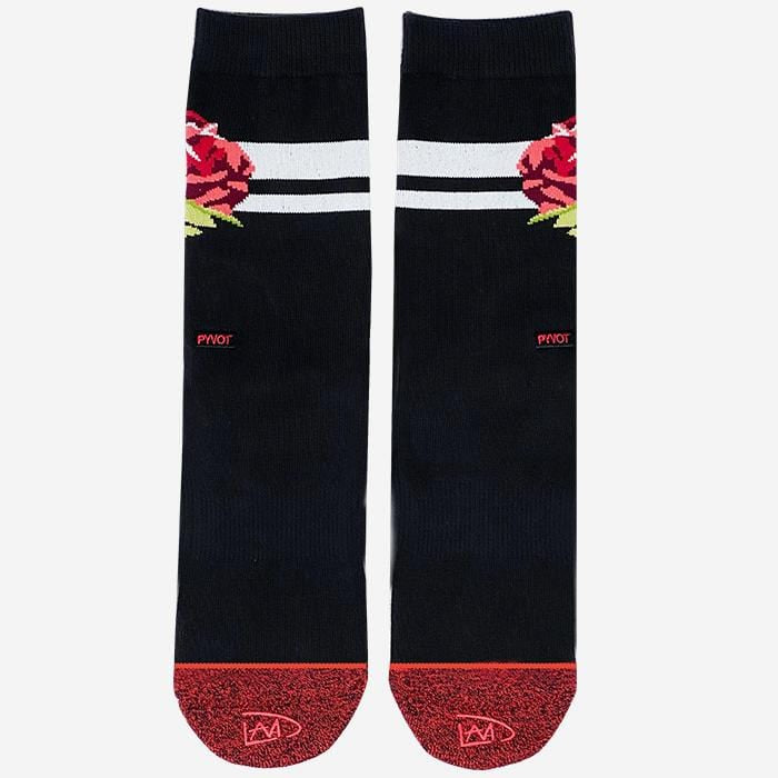 Rose socks with custom street art, made with premium combed cotton, arch support , reinforced heel and toe.
